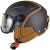 HMR H1+VTFS10 Leather Elegance Heritage Wintersport-Helm Brown Savage/Photochromic Silver Damen, Herren 19