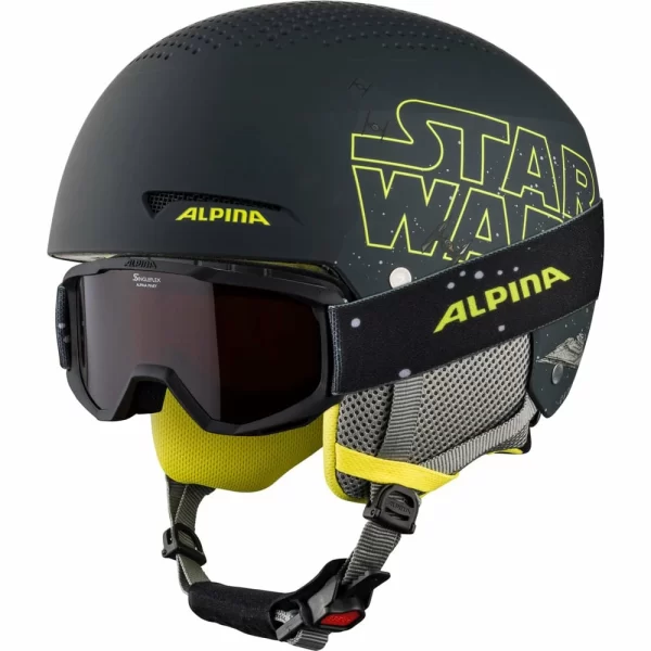 Alpina Zupo Set Skihelm Mit Skibrille Star Wars Kinder 1